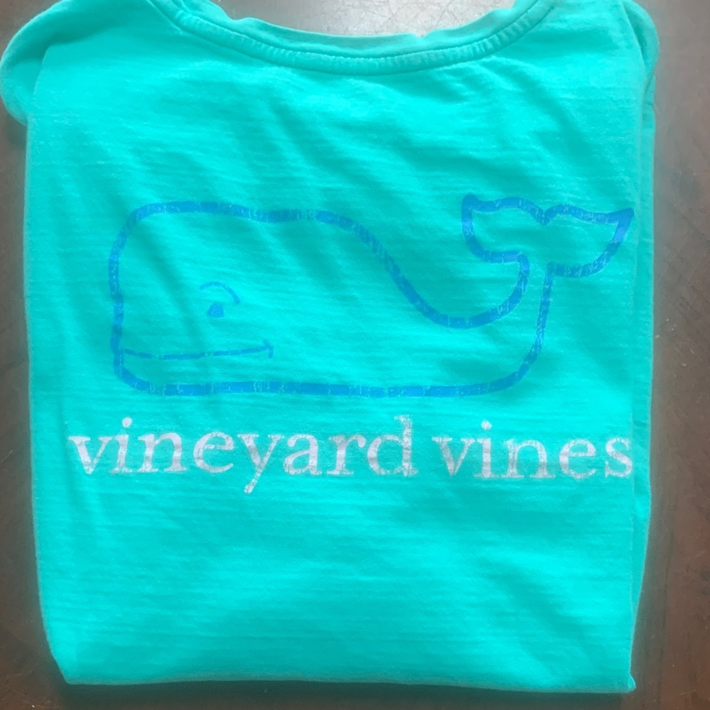 Vineyard Vines Womens Aqua Blue Tee